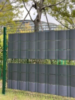 Rouleau de bandes de clôture en PP 100 % neuf, conforme à la réglementation REACH de l'UE, pour écran de confidentialité, épaisseurs 0,9 mm, 1,1 mm, 1,3 mm, 19 cm x 26 m