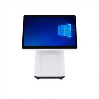 SANDU P7, Terminal Punto de Venta Todo en Uno con Pantalla Táctil Capacitiva de 15.6 Pulgadas, Windows 10, 4 GB de RAM, Caja Registradora para Tiendas Minoristas y Restaurantes