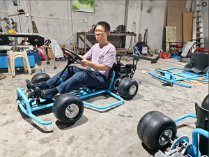 Gas Powered Crazy Drifting E <strong>Go</strong> <strong>Kart</strong> Cart Double Brake Fast Drift Mini <strong>Electric</strong> Karting Cars Xl Gasoline Frame for <strong>Adults</strong> - Product Image 5