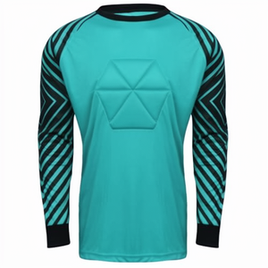 เสื้อฟุตบอลสีเขียวลายทาง SKW ปรับแต่งโลโก้ได้ ระบายอากาศดี คอกลม แขนสั้น ชุดฝึกซ้อมฟุตบอลฤดูร้อน ผลิตจากโพลีเอสเตอร์ 100% - Product Image 1