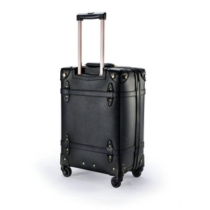 <span class=keywords><strong>Valise</strong></span> de voyage OEM 20 pouces vintage PU Trolley pour voyage en plein air - Product Image 3