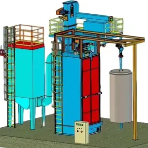 Máquina de jateamento tipo Y sem ar