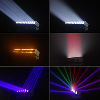 Barre LED longue 12x60W RGBW 4-en-1 avec zoom et effet multi-têtes, contrôle DMX512 RDM, éclairage de scène pour événements DJ