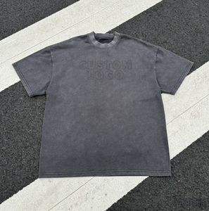 Camisetas de Hombre de Algodón 100% de Buena Calidad, MOQ Bajo, Estampado Americano, Lavadas, de Manga Corta, Venta al por Mayor - Product Image 3