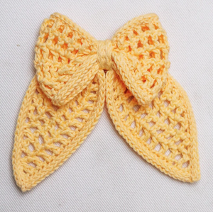 Dễ dàng Crochet lưới cung mô hình cho Phụ kiện tóc Móc khóa quà tặng-linh hoạt Crochet BOW TIE headbands - Product Image 5