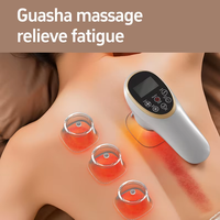 Appareil 3-en-1 à micro-courant pour éliminer la cellulite, soin du visage et du corps, traitement capillaire, lampe chauffante de salon de beauté, raclage Gua Sha
