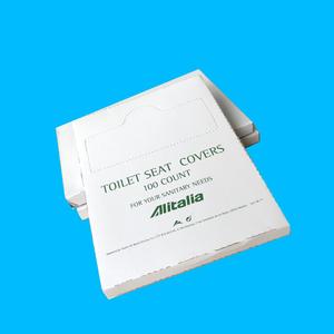 Portátil cubierta de asiento higiénico desechable impermeable de la estera de baño cojín del asiento de papel para viajes/Campin - Product Image 2