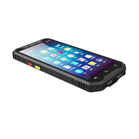 TOP1 HC750 4 + 64G Memoria 4G Wifi Blue-Tooth GPS 2D Escáner de código de barras Android 12 Industrial PDA Colector de datos de mano-Azul