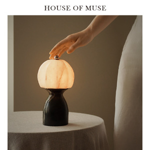 House Of Muse Marble Touch Control <b>Night</b> <b>Light</b> Led Ambient Lamp For Bedroom Decor - Product Image 3