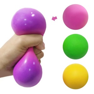 Colorful Bead Squeezable <b>Balls</b> TPR Soft Rubber Grape <b>Balls</b> Rainbow Beads Stress Relief Tool for Hand <b>Squeezing</b> - Product Image 2