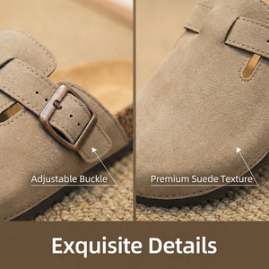 Sandalias Birkenstock unisex con suela de corcho natural - Diseño minimalista para uso diario versátil, ligeras y cómodas - Product Image 2