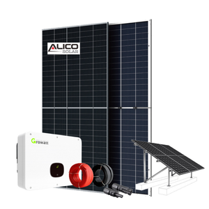 ระบบพลังงานแสงอาทิตย์ครบชุด 5KW 10KW พร้อมแบตเตอรี่สำรองไฟฟ้าแบบออฟกริด ชุดแผงโซลาร์เซลล์ ระบบพลังงานแสงอาทิตย์สำหรับหลังคาบ้าน AS-Off-So - Product Image 2