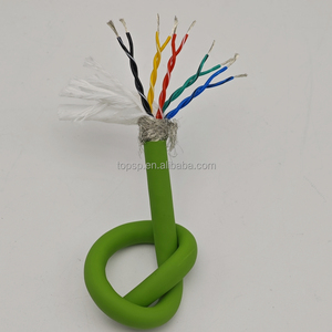 Siap untuk dikirim kabel Towline untuk Motor Servo Encoder Multi Core PUR pasangan bengkok rantai tarik <span class=keywords><strong>Harness</strong></span> kawat listrik - Product Image 1