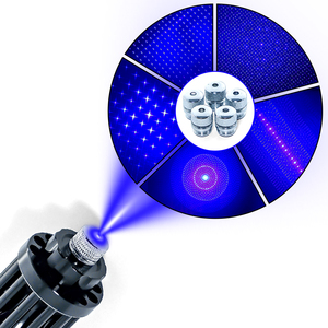 Puntatore Laser Blu Professionale con Testa 5-in-1 |   Potente Faro per Appassionati di Attività all'Aperto e Sopravvissutisti - Product Image 5