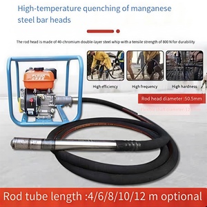 Vibrateur interne 5,5 CV pour moteur à essence GX160, haute résistance, forte <span class=keywords><strong>force</strong></span> de vibration, couple élevé pour fondations de grande hauteur - Product Image 5