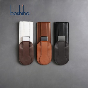 Monedero de Cuero Genuino Estilo Vintage Boshiho para Hombre, Cartera Multiherramienta de Autodefensa, Bolsa con Cremallera para Monedas - Product Image 2
