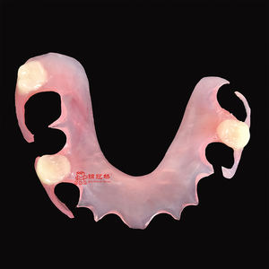 Protesi dentale resistente a buon mercato prezzo flessibile rimovibile protesi rosa Valplast Base ottima vestibilità - Product Image 4