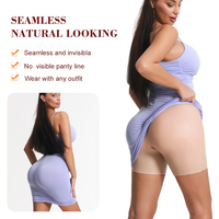 Culotte Gainante en Silicone Rembourrée pour Rehausser les Fesses, Améliorateur de Hanche et Corps, Panty Minceur, Gaine Ventre Plat, Short Remonte-Fesses en Silicone