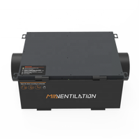 Boîtes de filtration d'air en acier inoxydable de 6 pouces, 350 m3/h, solution de filtration d'air, filtres HEPA et à charbon pour toute la maison