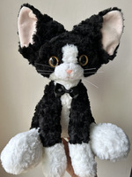 Boneka Kucing Jerman 40cm Pupil Berbeda, Isi Kapas PP Super Lembut, Hadiah Ulang Tahun, Hadiah Pasangan, Hadiah Liburan, Mainan Mesin Cakar, Menenangkan