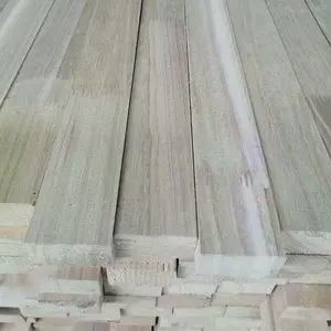 Fabrika fiyat Paulownia tabut kurulu katı ahşap kurulu kenar yapıştırılmış parmak eklemli ahşap kurulu için mobilya