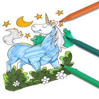 Foska Muti-couleur plastique sécurité personnalisé Non toxique feutre pointe eau couleur encre marqueur stylo pour enfants dessin bricolage cadeau