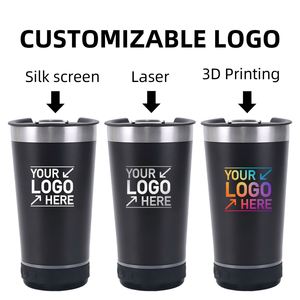 Custom logo 16oz Stainless Steel Double Wall Vacuum <b>Speaker</b> Beer Tumbler Travel Camping Music Beer Cup Insulated <b>Speaker</b> Mug - Product Image 5