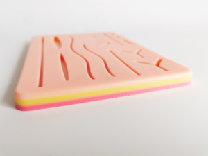 Modelos de Piel de Silicona Duraderos de 3 Capas con Heridas Pre-cortadas para Prácticas Quirúrgicas de Estudiantes de Medicina y Entrenamiento de Sutura - Product Image 6