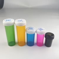 Emballage réversible noir ou bleu Vias Rx utilisé pour l'emballage des flacons de médicaments