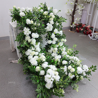Composition florale artificielle en gros pour arche de mariage, élégante décoration de toile de fond pour événements nuptiaux, pour centres de table et décorations de table