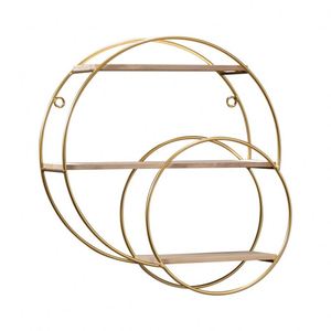 Estante de Pared Decorativo de Hierro sin Perforaciones con Luz, Estante de Almacenamiento para Decoración del Hogar, Adecuado para Sala de Estar y Dormitorio - Product Image 6