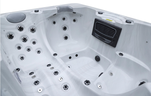 <span class=keywords><strong>Jacuzzi</strong></span> Rectangular de Acrílico Resistente para Exteriores, Venta al por Mayor, 13 Unidades por Contenedor de 40 pies, Alta Capacidad, Bañeras de Hidromasaje para 4 Personas - Product Image 3