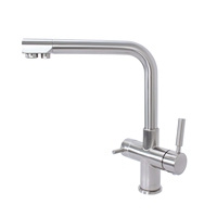 Robinet en laiton 5 voies, robinets de cuisine, personnalisation du logo OEM, nickel, robinet d'eau 5 en 1, machine à eau pétillante, robinet de machine à soda