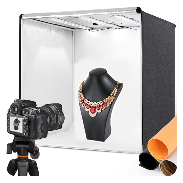 60/70/80CM Portable Light Box With Stand Camera Studio Photo Box Photography Light Box