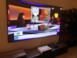 <span class=keywords><strong>Telon</strong></span> 4k de 110 pulgadas 16:9 ALR luz ambiente rechazar día lenticular Pantalla de proyector para mascotas de cristal marco fijo sólo alr pantalla - Product Image 2