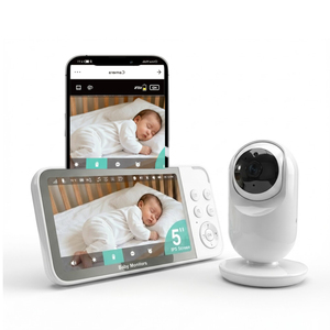 Moniteur Respiratoire Intelligent pour Bébé 5 Pouces Double Mode 1080p 5000mAh avec Wi-Fi et Tuya - Product Image 6