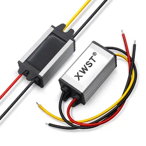 Convertidor de CC a CC de 12V y 24V a 5V, convertidor reductor de 12V a 5V, convertidores Buck 1A 2A 3A 5A, módulo de alimentación para coche, resistente al agua