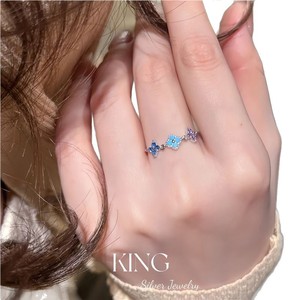 ชุดเครื่องประดับเงินแท้ King Silver Jewelry S925 ลายใบโคลเวอร์สี่แฉก สร้อยคอและกำไลข้อมือ สำหรับผู้หญิง สวมใส่ได้ทุกวัน แฟชั่นเครื่องประดับ - Product Image 5
