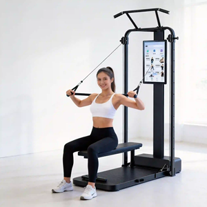 Miroir intelligent mural, station de musculation Gantry Smith, gain de place, pour la maison, l'appartement, la salle de sport - Product Image 1