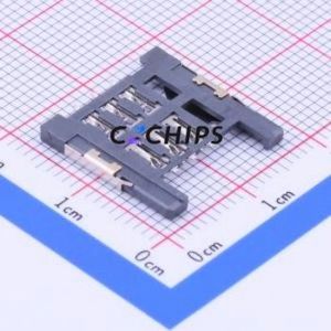 <b>SIM</b>-104 <b>SIM</b> <b>Card</b> Connector SMD Connector Plug-In Type Mini <b>SIM</b> <b>Card</b> <b>Card</b> <b>Holder</b> 1.8mm - Product Image 2