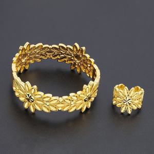 Jxx Juego de Joyería Italiana de Latón Chapado en Oro de 24K de Alta Calidad, Nueva Oferta de Joyería de Moda para Bodas, Fiestas y Regalos - Product Image 3