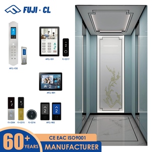 Ascenseur <span class=keywords><strong>domestique</strong></span> FUJICL sans engrenages, 400 kg, 5 personnes, MRL, sans cabine, pour appartement/villa, résidentiel, économie d'énergie, mouvement fluide - Product Image 1