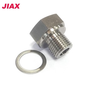 Adaptador de Presión de Aceite Jiax de Acero Inoxidable Ls M16X1.5 a 18Npt para Uso en Motores - Product Image 3
