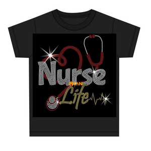 ลายปักติดเสื้อฮู้ดดี้รูปพยาบาลประดับคริสตัลแบบรีดร้อน - Product Image 2