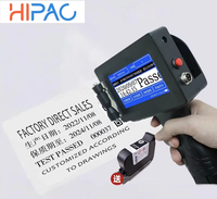Imprimante à jet d'encre électrique portable industrielle pour l'impression de la date et de codes QR, mini sans fil avec surveillance à distance