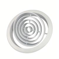 Système de ventilation Hvac en alliage d'aluminium Diffuseurs annulaires Buse à jet Diffuseurs d'air avec cadre de montage