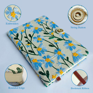 Cuaderno/<span class=keywords><strong>Diario</strong></span> Personalizado A5 con Tapa Dura de Lino, Agenda con Encuadernación de Lino, Cubierta de Tela y Costura con Hilo - Product Image 2