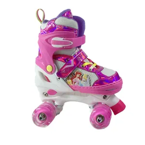 Kick roller skates caminhão rollerskate rosa, mochila de placa de roda para meninas