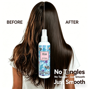 Spray Conditionneur Sans Rinçage Parfumé de Luxe Marque Blanche OEM Hydratant Lissant Démêlant pour <span class=keywords><strong>Cheveux</strong></span> - Product Image 4