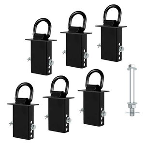 AMBITION Lot de 6 anneaux <span class=keywords><strong>en</strong></span> <span class=keywords><strong>D</strong></span> pour attache de remorque, robustes, 18200 lbs, ancrage <span class=keywords><strong>en</strong></span> <span class=keywords><strong>D</strong></span> de 1/2 pouce, accessoires pour remorque de <span class=keywords><strong>voiture</strong></span> - Product Image 1